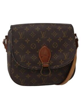 Authentic LOUIS VUITTON Monogram Saint Cloud GM Shoulder Bag M51242 LV
